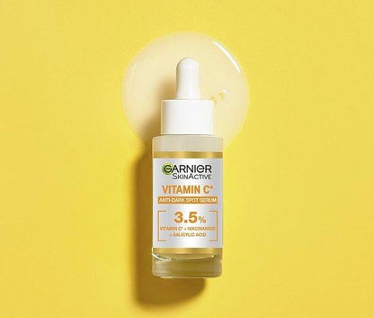 Garnier Bright Complete 30X Vitamin C Niacinamide Booster Serum Whitening Skin Tone Essence Fade Acne Mark Beauty Products 30Ml